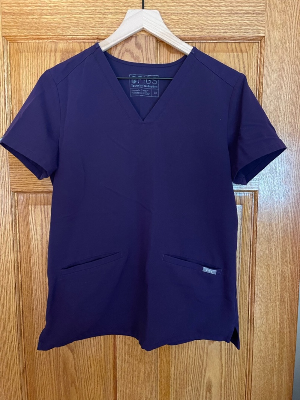 Figs Casma Scrub Top (Purple)